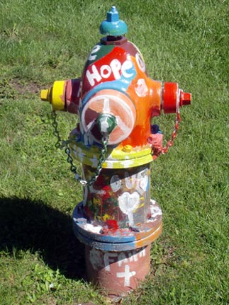 Rainbow Peace Signs - 0s451 S. Summit